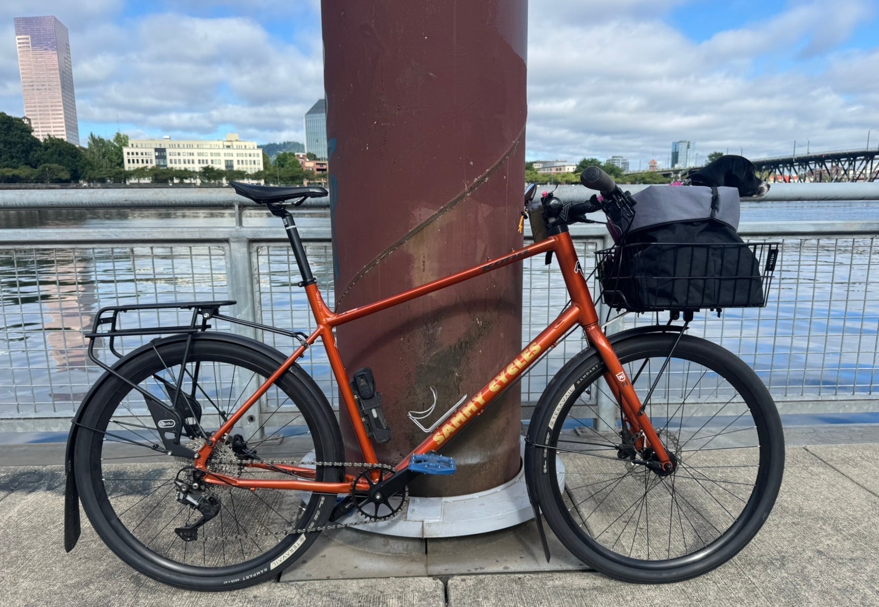 Erik’s Custom Sammy Cycles Basket Bike